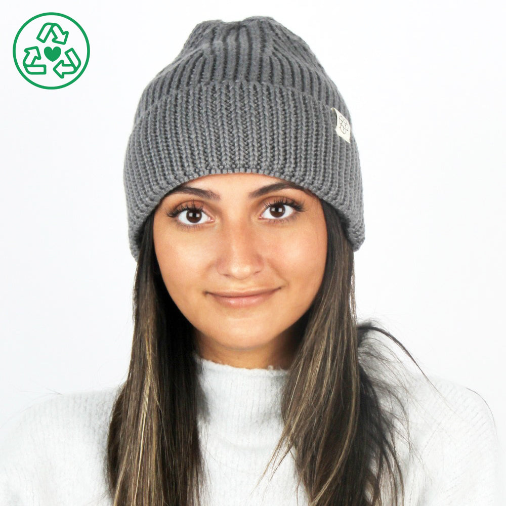 Eco-product! Recycled Knit Beanie - – David And Young ABB410R